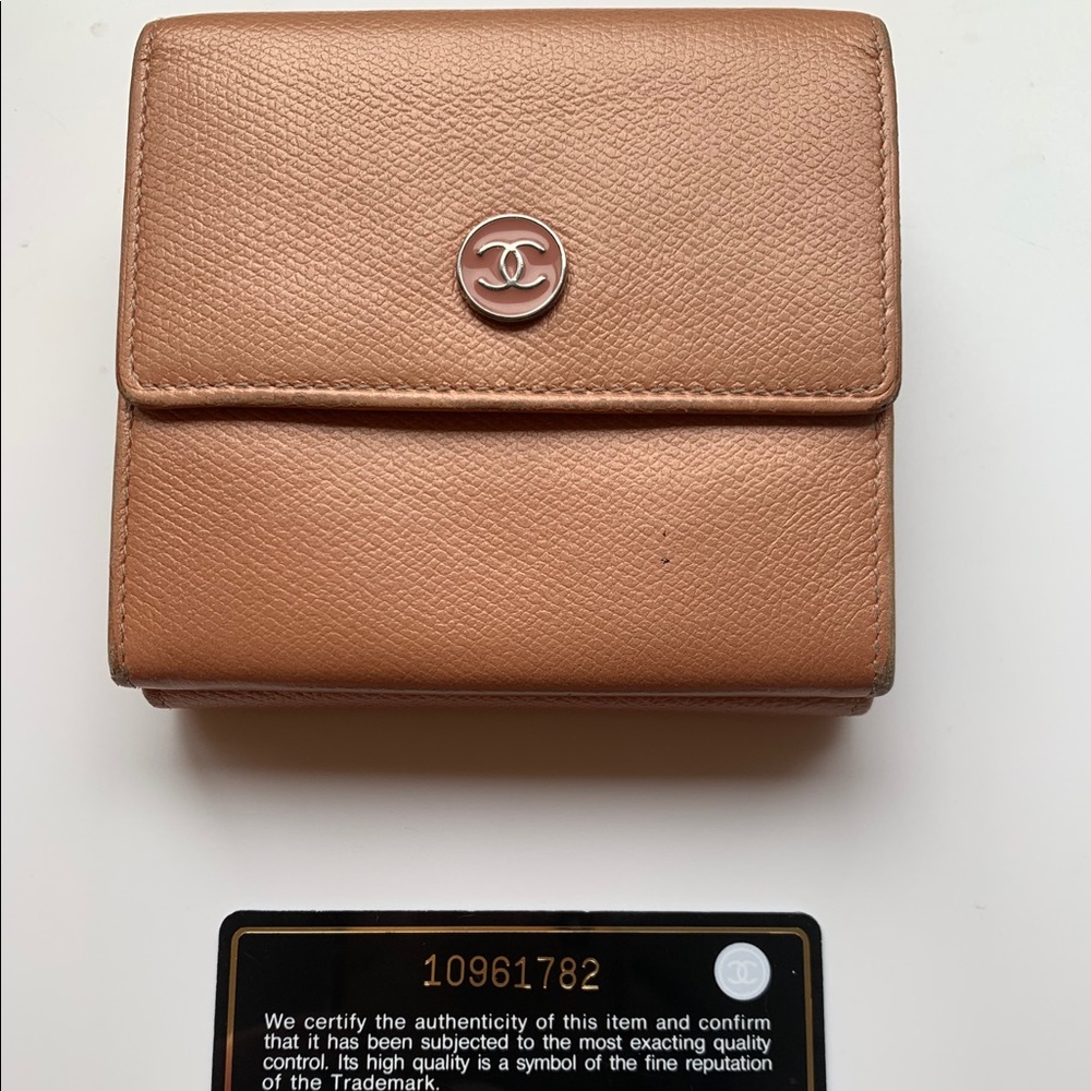 100 Authentic Chanel Compact Wallet Gem
